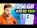 3 CELULARES de 256 GB até R$ 1500 para comprar sem medo