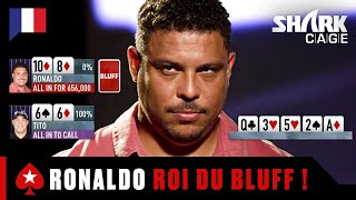 QUAND RONALDO S'IMPOSE AU POKER ♠️ Shark Cage ♠️ PokerStars en Français