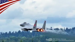 F-15 Full Afterburner Takeoff & Unrestricted Climb
