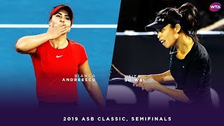 Bianca Andreescu vs. Hsieh Su-Wei | 2019 ASB Classic Semifinals | WTA Highlights