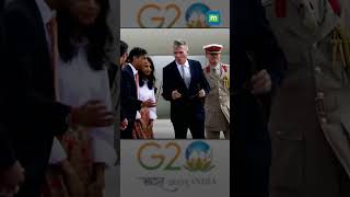 UK PM Rishi Sunak arrived in Delhi for the G20 Summit #g20 #g20summit #g20summitdelhi #shortsfeed