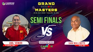 SEMI FINALS - Sam Mallisetti vs Anil Vemuri | CPL Grand Masters | Champion Singles