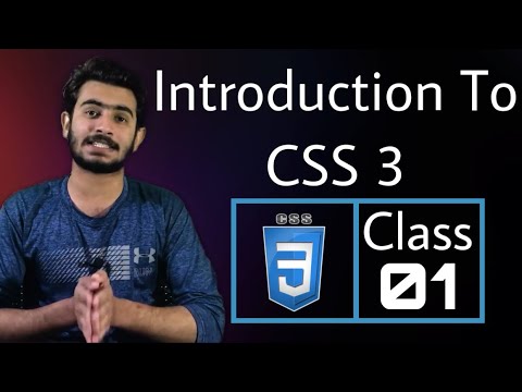 Starting Css Introduction Lecture Class 1 Youtube