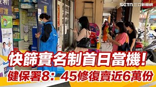 快篩實名制首日當機！健保署8：45修復賣近6萬份│政常發揮