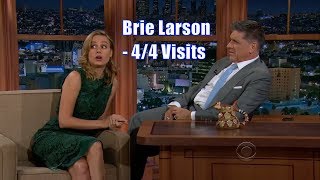 Brie Larson - Has A Fake Argument With Craig - 4/4 Appearances In Chron. Order [