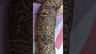 floral bridal henna