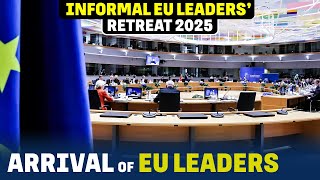 Liver: EU leaders arrive for informal retreat to discuss defence issues | Brussels, Belgium