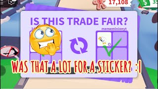 AHHH 😭 IS THIS SEAGULL YELL ANIMATED STICKER WORTH IT 😲 OR I OVERPAID? 😵 W/F/L? 🤔 Adopt Me - Roblox