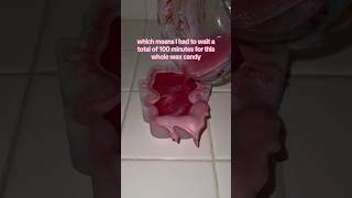 Making a 20 layered wax candy🤯 #candy #shorts
