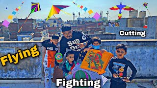 KITE FLYING, FIGHTING | HAPPY UTRAN 2021 | SEZU VLOGS