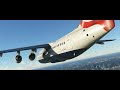 just flight bae 146 300 ils 09 approach into london city msfs 3080 4k 60fps