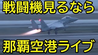 【那覇空港ライブ】瀬長島から、那覇空港離発着の飛行機・戦闘機をライブ配信　20200627②　 NahaAirport Livestreaming