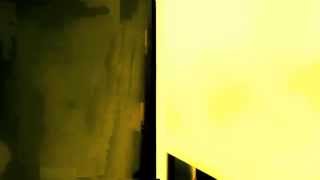Glitch Background Effect - Yellow - Broken Split Screen