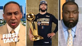 FIRST TAKE | A championship cements Jalen Brunson as the GOAT Knick! - Stephen A. tells Perkins