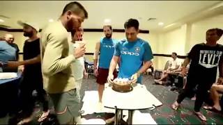 Ms dhoni 2017 birthday cutting cake part 3