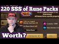 Are Rune Packs better than Reapps?! Summoners War