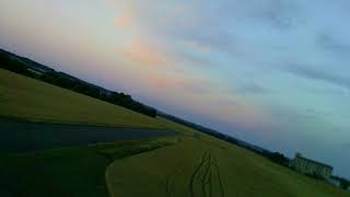 RC Spitfire Mk. XIV 1,2m - Onboard video crash