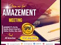 AMAZEMENT MEETING || @ IGEMCITY || PASTOR TIMOTHY OJOTISA || 31ST JULY, 2024.