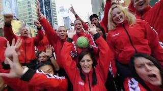 Awesome Handball Times Square Video