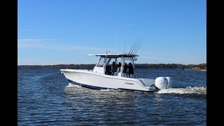 Crevalle 33 CSF Center Console Offshore Fishing Boat Sea Trial