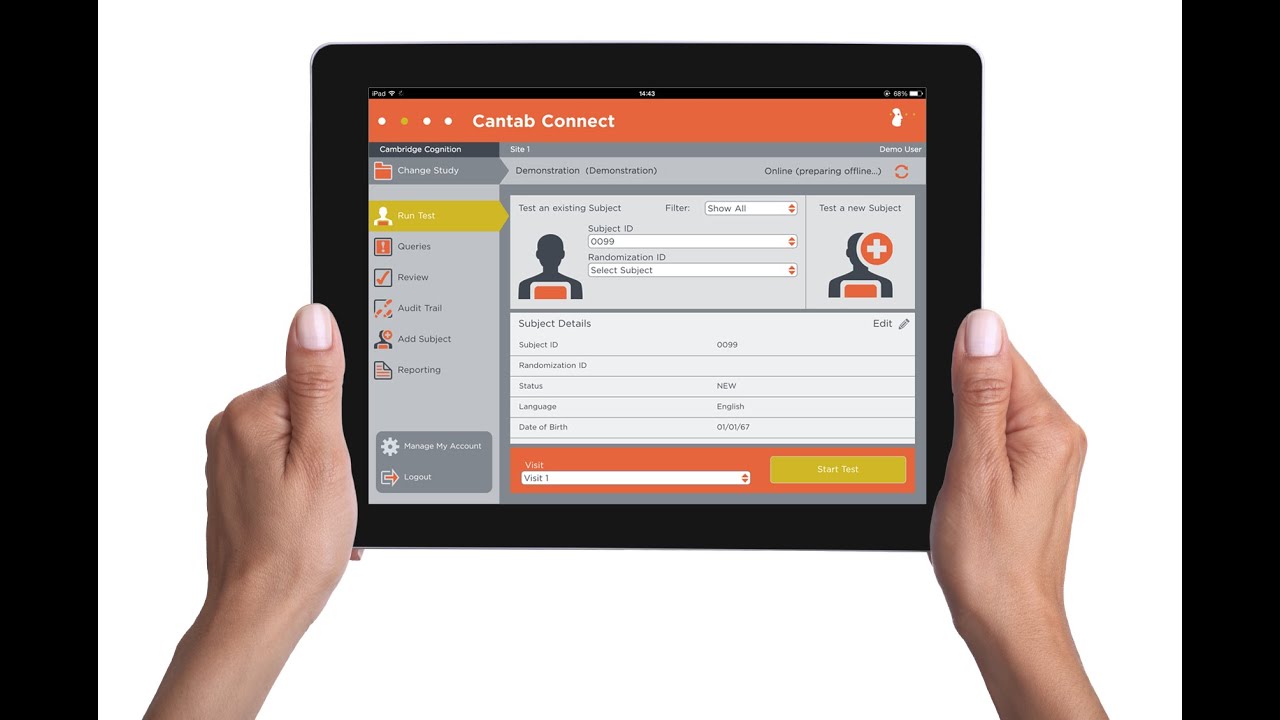 CANTAB Connect For Clinical Trials - YouTube