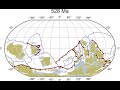 Plate tectonic evolution from 1 Billion years ago to the present.