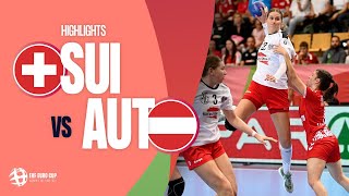 Switzerland vs Austria | HIGHLIGHTS | Round 1 | Women's EHF EURO CUP 2024