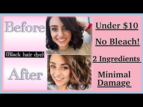 How can I change my hair color naturally without dying it?