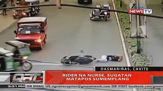 QRT: Rider na nurse, sugatan matapos sumemplang sa Dasmariñas, Cavite