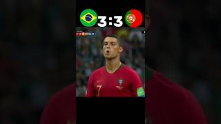 Portugal vs Brazil world cup 2022 final #ronaldo #shorts #football