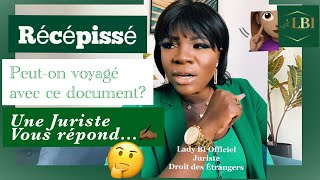 Peut-on VOYAGER avec un 1er RÉCÉPISSÉ de Titre de Séjour…???✍🏾📚🧏🏽‍♀️🤔