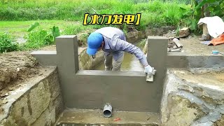 一場奇跡：小伙徒手建造了一座水力發電工程，太驚人了！ #巴基斯坦 #制造业 #手工修复 #手艺 #作坊