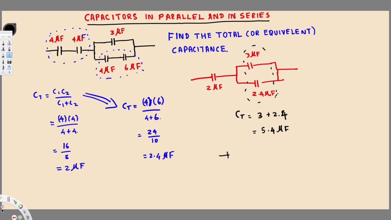 Capacitance And Dielectrics - Physics - Capacitors In Parallel And ...