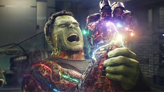 Hulk Snaping Scene from Avengers Endgame 2019 Movie Clip Full HD