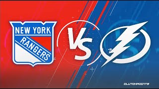 New York Rangers vs Tampa Bay Lightning 10/11/2022 NHL 23