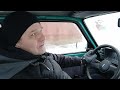 fiat 126p pierwszy śnieg czy odpali .. winter drift... niedzielna przejażdżka..