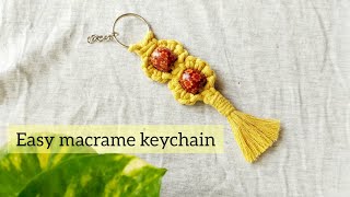 Easy Steps to make Macrame Keychain | Macrame key chains | Handmade Keychain | DIY macrame keychains