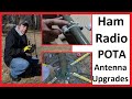 Ham Radio Home Brew Multi-Band Vertical Antenna Tuning and Upgrades - POTA / Field Day