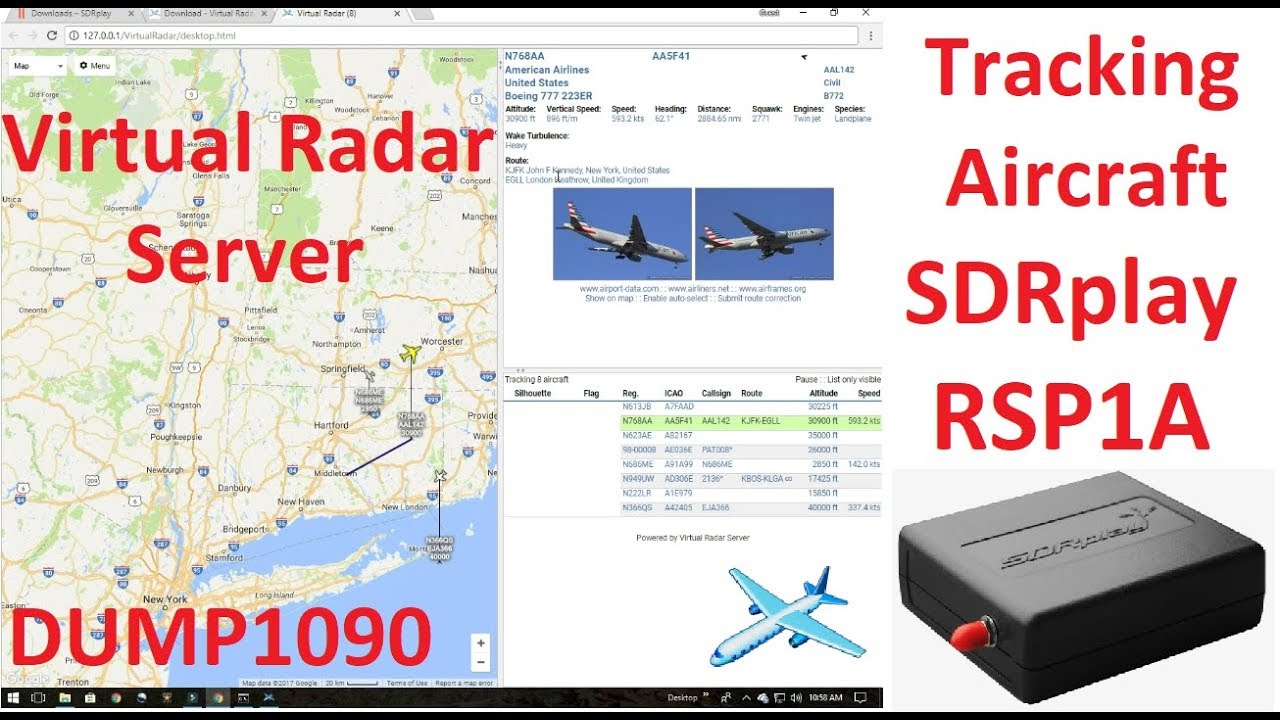 ADSB - Tracking Aircraft With SDRplay RSP1A Running DUMP1090 And ...