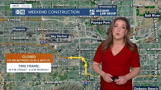 Watch out for construction and road closures if you are traveling this weekend!