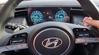 هيونداي توسان الجيل الجديد Paddle shifters طريقة استخدام شيفتات الدريكسيون