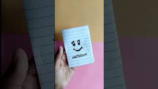 How to make Mini Notebook Without Glue #shorts