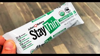 StayThin® Protein Bar (160 Cal) (20g Protein) (2 Net Carbs)(4 Ingredients)(1g Sugar) (Organic)