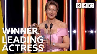 Renée Zellweger wins Leading Actress 2020 BAFTA - BBC