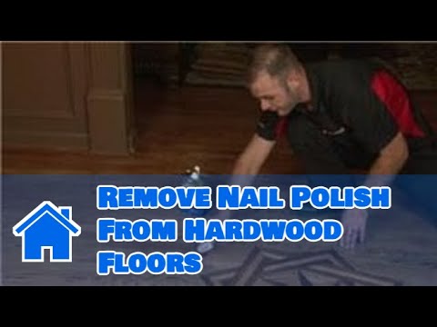 Flooring Tips : How to Remove Nail Polish From Hardwood Floors Flooring Tips : How to Remove Nail Polish From Hardwood Floors