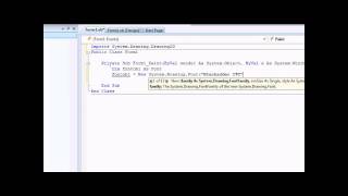 Visual Basic 2008 Tutorial ~ Drawing Simple Graphic Text