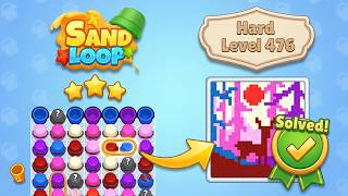 🏖️ Sand Loop Level 476 Walkthrough & Solution | Voodoo Puzzle Game 🧠