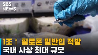 1조3천억 원 상당 필로폰 밀반입 적발…사상 최대 규모 / SBS