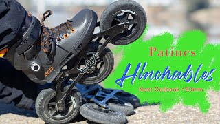 Probando los nuevos patines de ruedas Hinchables Offroads Powerslide  NEXT OUTBACK 150