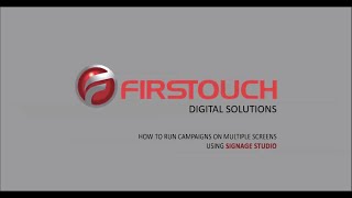 Firstouch CMS Signage Software